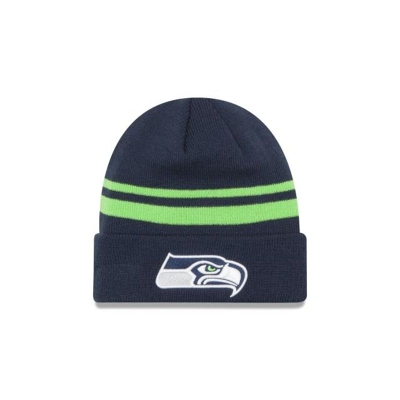 Sapca New Era Seattle Seahawks NFL Cuff Knit Beanie - Albastri